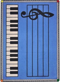 Joy Carpets Kid Essentials Play Along Blue w keys